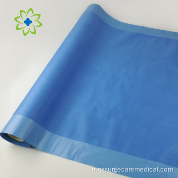 Rouleau de tissu laminé de couverture de table arrière jetable